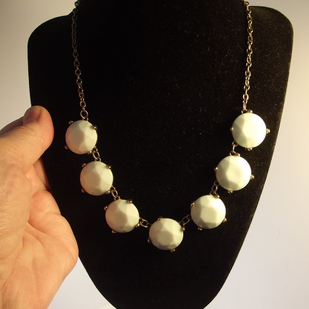 Light Blue Bubble Statement Necklace